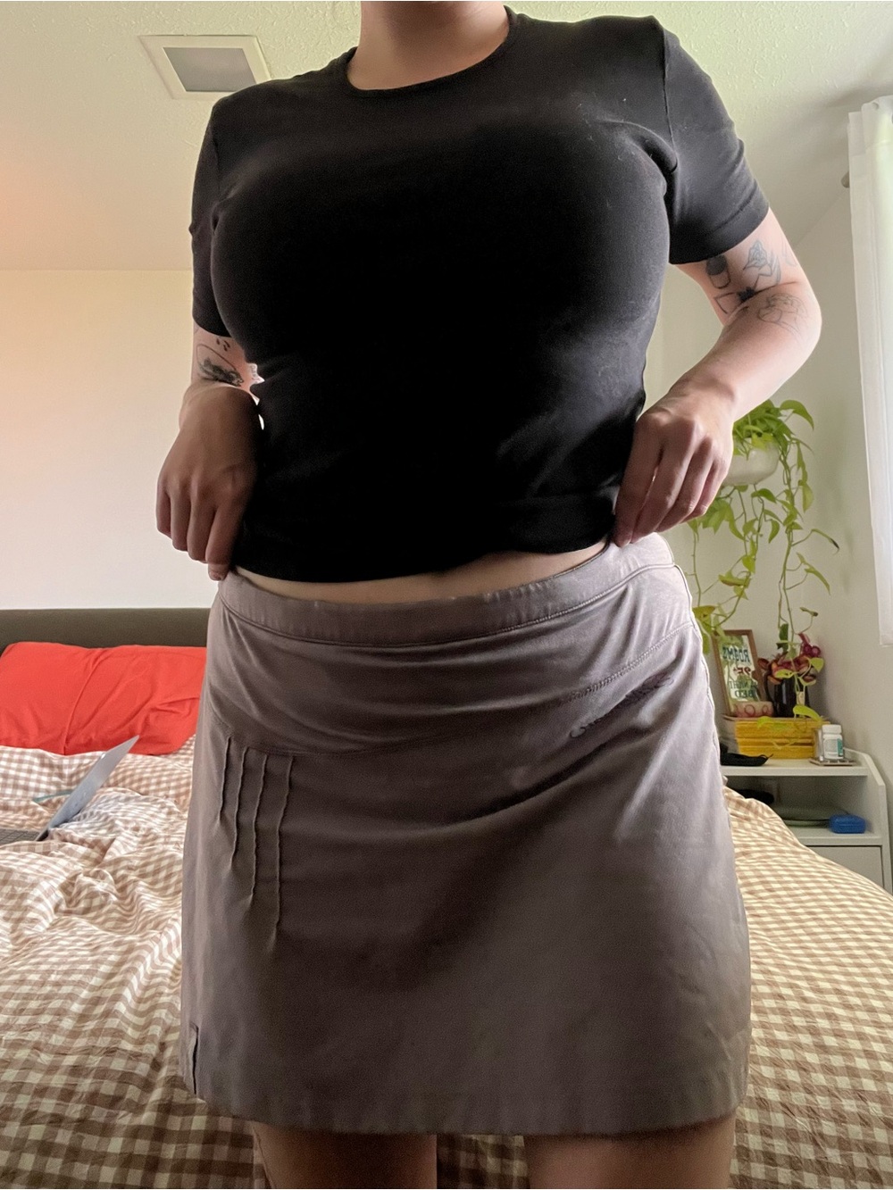 Vintage Salomon Whisper Grey Athletic Skort